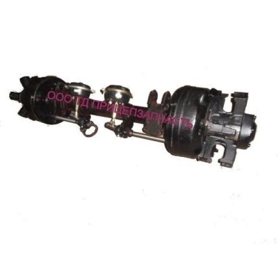 Ось в сборе (без рессор и колес) ЧМЗАП 9985-2410002