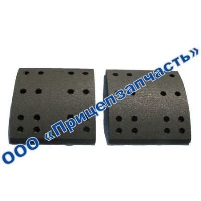 Накладка тормозной колодки (анкер) L1 А3834 ось 12 тонн